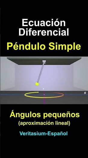 Ecuación Diferencial Péndulo Simple