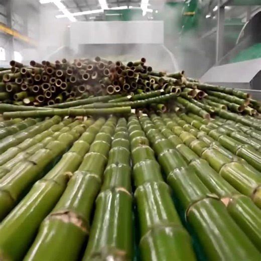 Exploring a High-Tech Bamboo Processing Factory