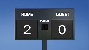 Soccer Match Scoreboard Display Goal Result Stock Footage Video (100% Royalty-free) 6592055 | Shutterstock