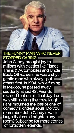 “The Comedy Legend Who Never Stopped Caring – John Candy”
