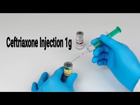 How To Prepare Ceftriaxone Injection / I.V & I.M Preparation