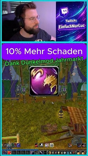 Hol dir den Dunkelmond Jahrmarkt Buff #worldofwarcraftclassic #wowclassichc #sauercrowd