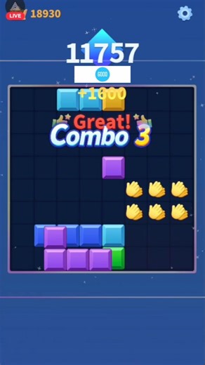 🔥EPIC moments from Block Blast! #blockblast #gaming #shorts