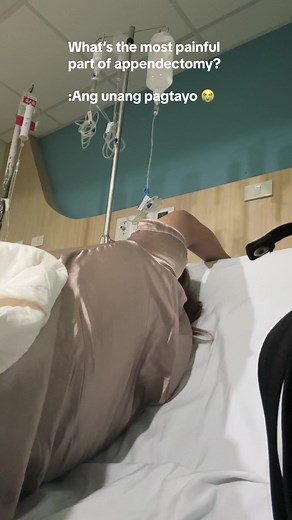 What’s the most painful part of appendectomy? - Ang unang pagtayo 😭 #appendicitis #appendectomy #fyp