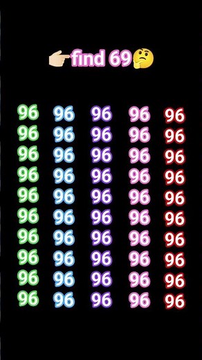find the number 69...?