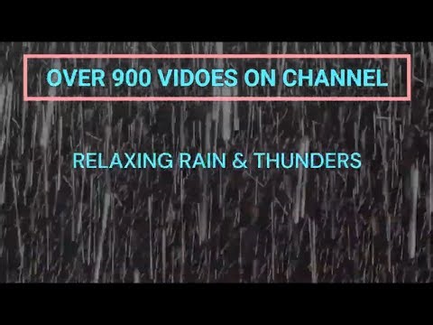 Sleep Sounds : Heavy Rain & Thunder for Deep Sleep & Relaxation & insomnia | No ADs