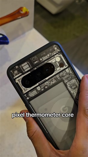 such a random feature to have 😭 #googlepixel #pixel8pro #android #google #teampixel #thermometer #tech #techtok #techdude99