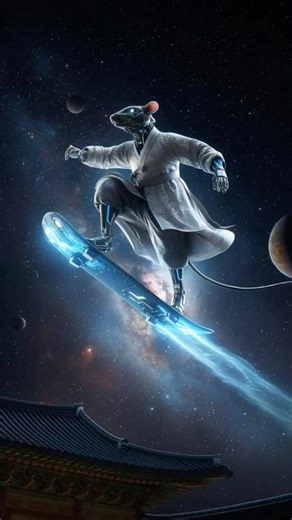 Episode 1. Nebula Mouse – The Robot God Who Controls Information. #animalgods #shortsfilm #cybergod