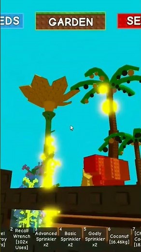 Worlds biggest coconut tree, Grow A Garden 🤯 #growagarden #roblox