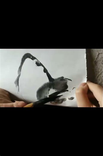 Someday We Will Fly | Chinese Ink wash painting