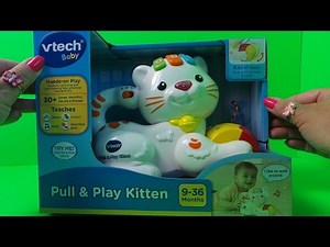VTech BABY Pull and Sing Kitten TALKING UK Toy Unboxing