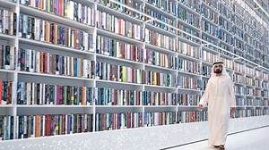 Look: Sheikh Mohammed opens stunning book-shaped library
