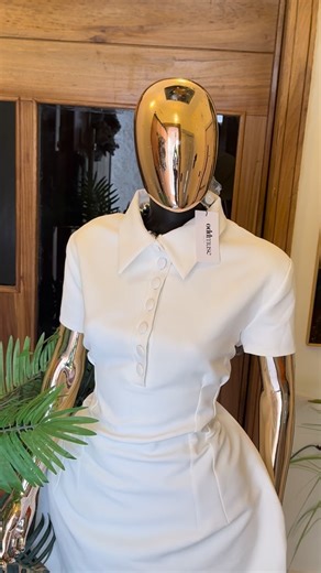 Classychic Boutique on Instagram: "If you miss this dress , you’re on your own 😁 Description: Odd muse cinched waist button up dress Size : 8-16✅"