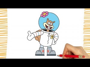 How To Draw SANDY CHEEKS I Easy
