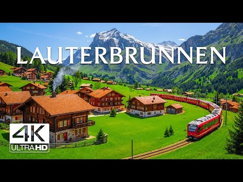 Lauterbrunnen Switzerland 4K | Dreamlike Alpine Scenery, Clifftop Villages & Hidden Beauty