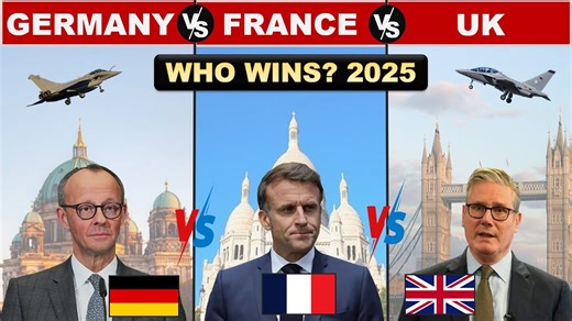 The EU’s True Power: Germany, France, UK Military Strength Clash (2025 European Superpowers)