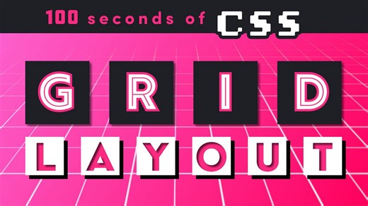 CSS grid in 100 seconds