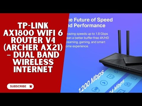TP-Link AX1800 (Archer AX21) WiFi 6 Router – Budget Upgrade