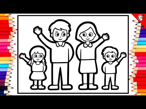 Parents and Children Coloring Pages | Family-Friendly Fun for All Ages!