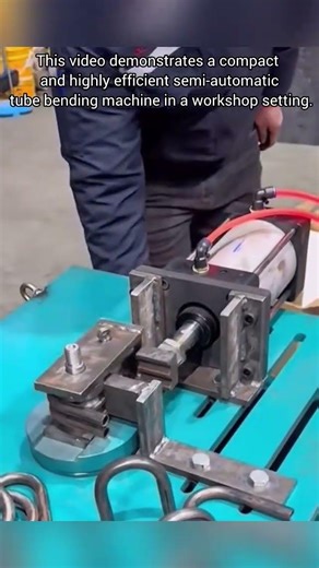 Efficient Semi-Automatic Tube Bending for Industrial Components