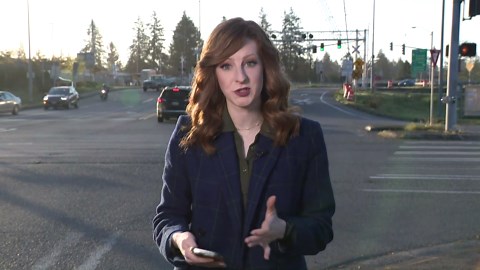 First work zone speed camera in effect on I-5