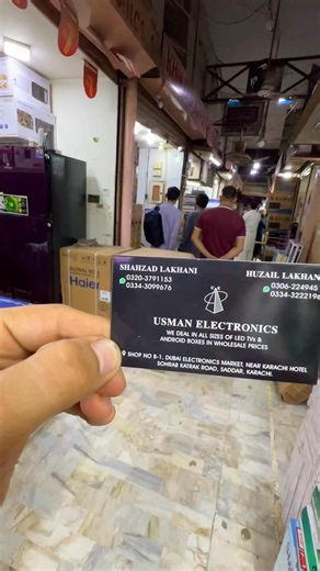 324K views · 5K reactions | USMAN ELECTRONICS..SHOP B1 DUBAI ELECTRONICS MARKET NEAR KARACHI HOTEL, DUBAI HOTEL SADDAR REGALKARACHI PAKISTAN✅ ||| 03062249451 #pakvsind2025 #asiacupfinal #foryou #fyp #viral | Marketing vlogs with Sultan | Facebook