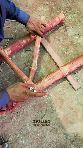 Art of Making Bamboo Ladder!