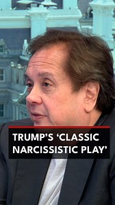 Trump “exhausts people, and that’s what narcissists do.” Former Republican and Lincoln Project co-founder George Conway talks to @mehdirhasan about Trump’s tactic of conditioning people to accept his unconstitutional propositions. Watch the full conversation. Tap the link in bio. | Zeteo
