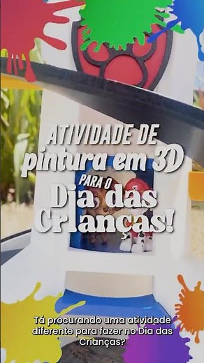 Atividade em pintura 3D!