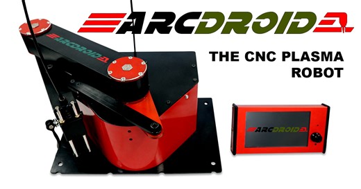 ArcDroid CNC Table Top Plasma Robot by Conor Forkan