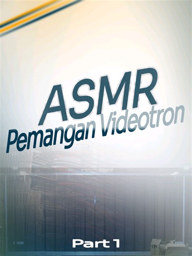 ASMR proses perakitan videotron dari dekat. Suara bor masuk ke rangka. Baut dikencangkan satu per satu. Rangka disusun dan dirapikan presisi. Tidak ada drama. Tidak ada potong kompas. Semua dipasang detail supaya kuat dan stabil saat terpasang di lokasi. Tahap ini sering tidak terlihat. Padahal dari sinilah kualitas videotron ditentukan. Kalau kamu suka konten proses seperti ini, tulis “PART 2” di komentar. Kami lanjutkan ke tahap berikutnya. Butuh videotron untuk usaha atau instansi Anda? Disku