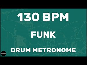Funk | Drum Metronome Loop | 130 BPM