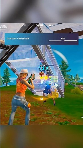 How To Get A Custom Crosshair On Console And PC! 🤩 #fortnite #fortniteshorts #prosettings #viral