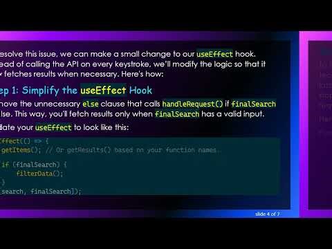 Speed Up Your React App: Reduce API Calls on Every Keystroke