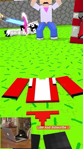 JJ helps Rumi win the battle Kpop Demon | Vink #minecraft #shorts #shortfeed