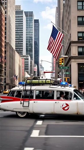 Ecto-1 👻 | Who You Gonna Call? #Ghostbusters#Ecto1#WhoYouGonnaCall#MovieCars#ClassicMovies#80smovie