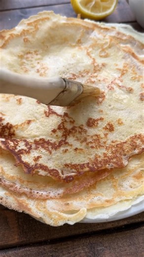 6.1K views · 34 reactions | Swedish Pancakes are a cross between a crepe and a pancake. They have a delicate texture and my gosh, they are delicious!丹✨ Full recipe here: https://ohsweetbasil.com/swedish-pancakes/ #ohsweetbasil #recipe #breakfast #swedish #pancakes #swedishpancakes # | Sweet Basil | Facebook