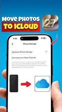 Move Photos From iPhone Storage to iCoud | Transfer Photos (iOS 27)