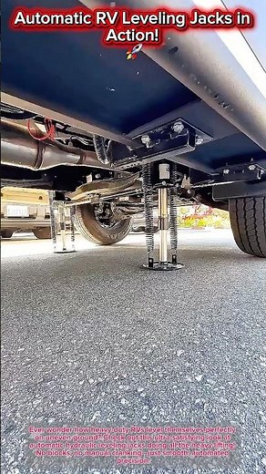 Automatic RV Leveling Jacks in Action! 🚀