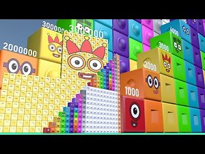 Numberblocks Puzzle Step Squad 300 300,000 to 20,000,000 MILLION BIGGEST Numberblocks Number Pattern