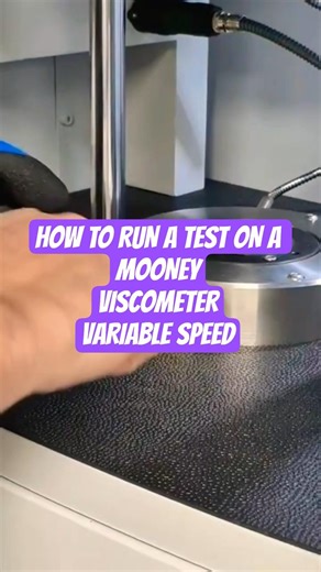 HOW TO Run a Test on our Most ADVANCED Viscometer #viscometer #rubbertesting #rubberanalysis