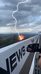 Lightning close calls 😳 🌩️ | FailArmy