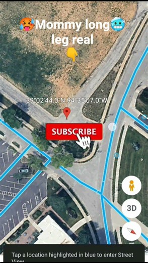 Mommy long leg real🥵 on Google maps and google earth 🌍#short #viral #ACearth
