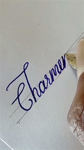 Charming english cursive calligraphy #calligraphy #art #love #handwriting #music