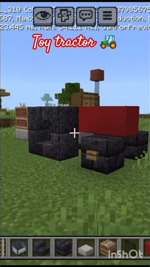 How to Make Toy Tractor in Minecraft 🚜
