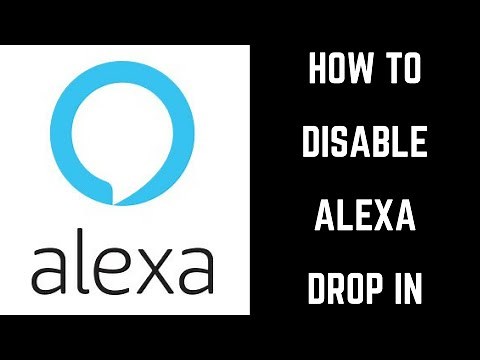How to Disable Alexa Drop In