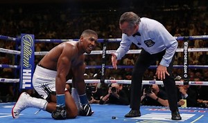 Devastating words Anthony Joshua said in ring moments before TKO