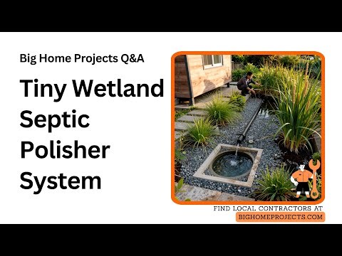 Tiny House Gravel Bed Subsurface Wetland Polisher