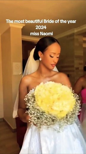 The Most Beautiful Bride of the year 2024 Miss Rwanda Naomi Nishimwe