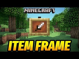How to Make an Item Frame in Minecraft!
